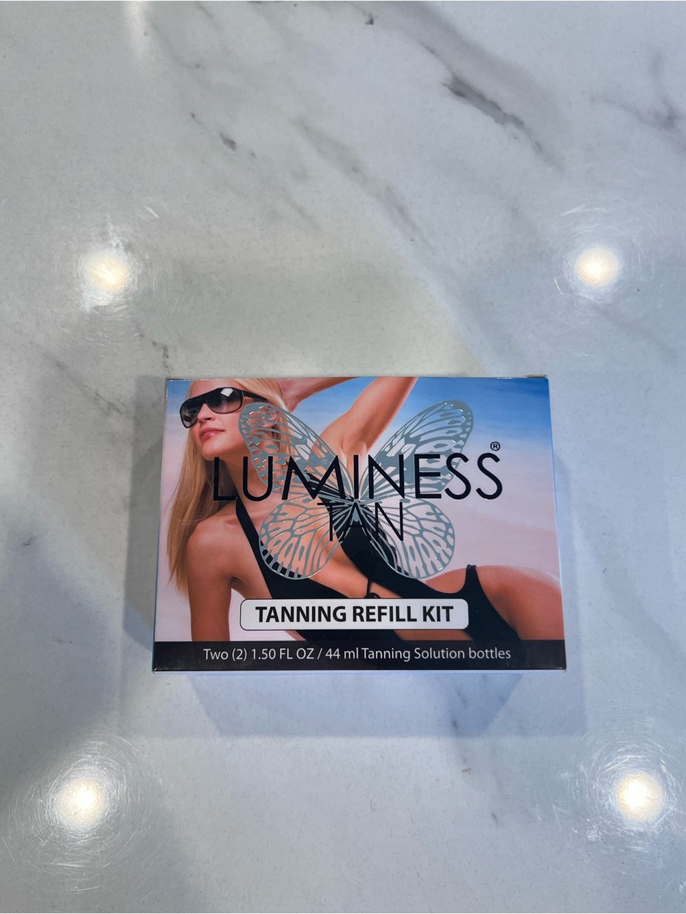 Luminess Tan Medium Tanning Refill Kit Set Makeup Home Airbrush 2 Bottles NEW